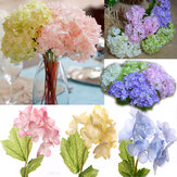 Yapay Çiçek Hortensia İpek Gelin Buketi Parti Ev Düğün Dekorasyonu 5 Renk Çiçek