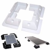 4Pcs Solar Panel Mounting Corner Drill-Free Glue Mounting Bracket Corner Frame Kit 