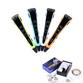 Penna per stampa 3D Arancione/Blu/Verde/Bianco 110-240V per filamenti ABS/PLA/PCL Supporto con velocità regolabile