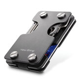 Новый кошелек с блокировкой RFID и держатель для карт из металла для мужчин с клипом для денег, держателем для кредитных карт и ключей для хранения, подарок для бизнеса