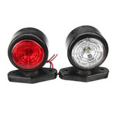 Rotes und weißes LED-Fahrzeugseitenmarker-Blinklicht 10-30V