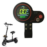 Medidor de instrumentos LCD multifuncional BOYUEDA com carregamento USB para scooter elétrico e bicicleta elétrica, odômetro seguro e inteligente.