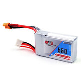 Batterie Gaoneng GNB 11.1V 550mAh 80/160C 3S Lipo avec prise XT30 pour Eachine Lizard95 FPV Racer