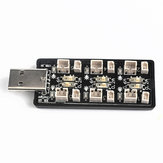 6CH USB zu 3.7V 1S Lipo Batterie Aufladen Adapter Board 