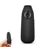 Miniatur-Luftsporthelmkamera 1080P HD mit Nachtsicht, Bewegungserkennung, Loop-Aufnahme und Rückenclip