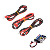 3Pcs 60cm 15A Heated Bed Line MOS Module Power Connection Cable for 3D Printer