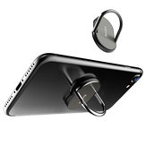 Benks 3 in 1 Metal 360 Degree Dönme Masaüstü Telefon Standı Xiaomi Samsung için Parmak Yüzük Tutacağı 