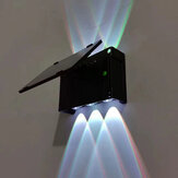 Decorative Solar Powered Wall Light Up and Down Lighted RGB Wall Light 1800mAh