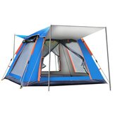 IPRee® 4-6 Person Tent Auto Setup Waterproof Windproof Ventilation Anti-mosquito Camping Tent Carpa