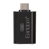 Adaptador OTG Earldom Micro USB para tablet y teléfono celular