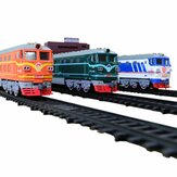 Simulation Electric Rail Car Model Toy Track Accessories Sandbox General Scene Railroad Crossing Cave Iron Bridge Indoor Toys