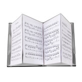 Organizador de partituras FB-04 de tamaño A4 con 40 bolsillos para guitarristas, violinistas y pianistas