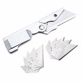 Multifunctional Utility Money Clip Fixed Blade Folding Hunting Camping Rescue Survival Tools