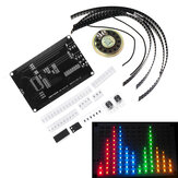 12X11 FFT zenei spektrum hangvezérlő VEZETTE spektrum analizátor DIY Dot Matrix elektronikus gyártókészlet