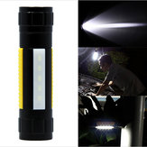Warsun H006 Q5 400LM Magnet Ring Mini LED Flashlight Yellow 18650/AAA