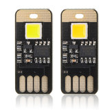 Мини сенсорный переключатель USB мобильной силы кемпинга 0,5 Вт светодиодная жесткая полоска светильника ночи Цельсия 5V