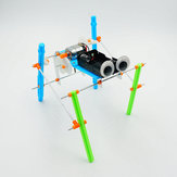 DIY Электрический робот на четырех ногах, обучающая игрушка, собираемая игрушка для детей