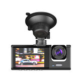 S1 2 дюймов Видеорегистратор, 3 направления HD 1080P Трехлинзовый парковочный датчик Монитор с ночным видением Авто Видеорегистратор
