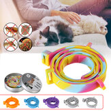 65cm Pet Supplies Insect Repellent Anti-Flea Collar Cat And Dog Flea Repellent Collar Aluminum Boxed