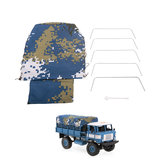 غطاء قماش لغطاء غطاء الشاحنة لنموذج WPL B-24 B-16 1/16 الشاحنة العسكرية روك كراولر قطع غيار السيارات الرياضية
