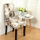 Honana WX-915 Элегантный цветочный пейзаж Растяжимый чехол для стула для обеденной комнаты, дома, свадебной декорации