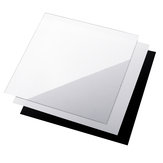 250*250mm Polyetherimide PEI Sheet With 3M Backing Glue For 3D Printer Heated Bed