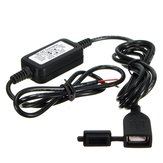 Caricabatterie USB per moto impermeabile DC12-24V 5V 2A per telefono GPS tablet