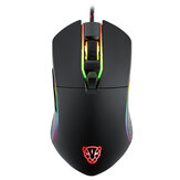 Motospeed V30 Wired Gaming Mouse 3500DPI 6 Buttons E-sport Mice with LED Backlit for OSU Game Player