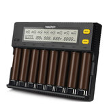 Miboxer C8 8 slot Rapid Smart AA AAA 18650 Batteria Corrente di carica opzionale Protezione da sovraccarica