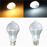 Lâmpada de Sensor de Movimento PIR LED Infravermelho de Economia de Energia E27 B22 5W 85-265V