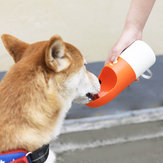 MOESTAR RAKIETA 270ML Przenośna butelka na wodę dla psa Butelka na wodę dla psa w podróży z modnym dystrybutorem z zapasami dla szczeniąt