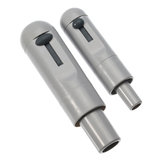 2 peças de válvulas universais HVE de nível cinza, alça de sucção forte ou fraca com rotação, ferramentas dentárias