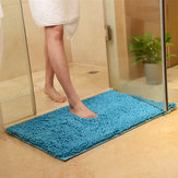Honana WX-329 50x80cm Chenille Soft Mat Machine Washable Bathroom Anti Slip Absorbent Carpet Doormat Rug