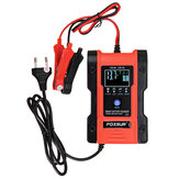 FOXSUR 3 IN 1 12V 24V Touch Screen LCD Pulse Repair Battery Charger Motorcycle Car Automatic Intelligent für Lithium-Batterien Blei-Säure-AGM-Gel-Nass-LiFePO4-Batterien.
