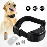 Collar de entrenamiento para mascotas y perros sin ladridos antiladridos con descarga eléctrica y vibración remota