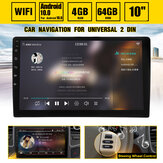 iMars 10 inç 2DIN Araba MP5 Video Oynatıcısı, Android 10.0 Sistemi için CarPlay 2+64GB, Dahili WiFi GPS bluetooth