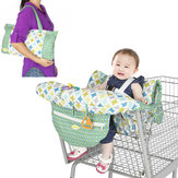 Fodable Baby Kinder Warenkorb Kissen Kinder Trolley Pad Baby Einkaufen Push Warenkorb Schutz Abdeckung Baby Stuhl Sitz Matte mit Sicherheitsgurt