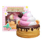 Yummiibear Giant Ice Cream Pancake Squishy 25CM Creamiicandy Punimaru licensed Slow Rising With Packaging