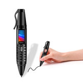 SERVO K07 0.96 pouces 300mAh bluetooth numéroteur enregistrement stylo écriture stylo lampe de poche caméra double SIM Mini carte téléphone