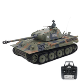 Heng Long 3819-1 7.0 1/16 2.4G Larger Germany Panther RC Tank Infrared Battle Launch Vehicles Models Smoke Sound Toys