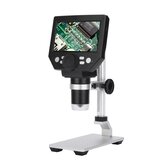 MUSTOOL G1000 Przenośny mikroskop cyfrowy HD 1-1000X 8MP 4.3 cala,elektroniczne mikroskopy wideo HD,boreskop lupa,kamera do naprawy telefonów komórkowych