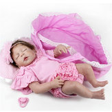 55cm Real Life Reborn Baby Puppe Ganzkörper Soft Vinyl Silikon Baby Puppe Geschenk