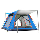 Русский: Полностью автоматический палаточный домик для 6-7 человек на открытом воздухе для кемпинга, семейного пикника, путешествий, защищенный от дождя и ветра