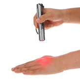 Lâmpada de terapia de luz vermelha recarregável via USB de 630NM, 660NM e 850NM. Luz infravermelha para aliviar a dor nas articulações e músculos.