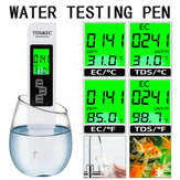 جهاز فحص مياه رقمي لقياس نسبة TDS بدقة عالية 0-9990 جزء في المليون توصيل الكهرباء Water Purity PPM فلتر الأحواض