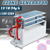 AC 110V /220V Generador de ozono de 12g/18g/24g Máquina purificadora de agua y aire