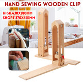 Artesanía en cuero Coser Costuras con clip de madera Mano ajustable Abrazadera DIY Esencial herramienta