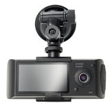 GPS kettős objektívű kamera HD autós DVR Dash Cam videofelvevő G-Sensor Night Vision