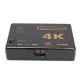 4K 3 w 1 out HD Switch Hub Splitter TV Switcher Ultra HD dla HDTV PC