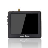 Hawkeye Little Pilot Plus Mini Monitor com DVR Tela TFT de 3.5 polegadas 960*240 FPV 5.8Ghz 48CH com bateria embutida